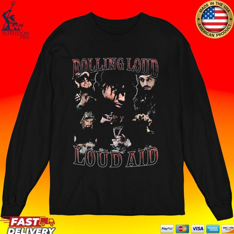 Rolling Loud La 25 Loud Aid T-shirt