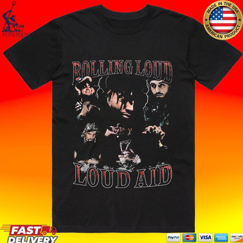 Rolling Loud La 25 Loud Aid T-shirt