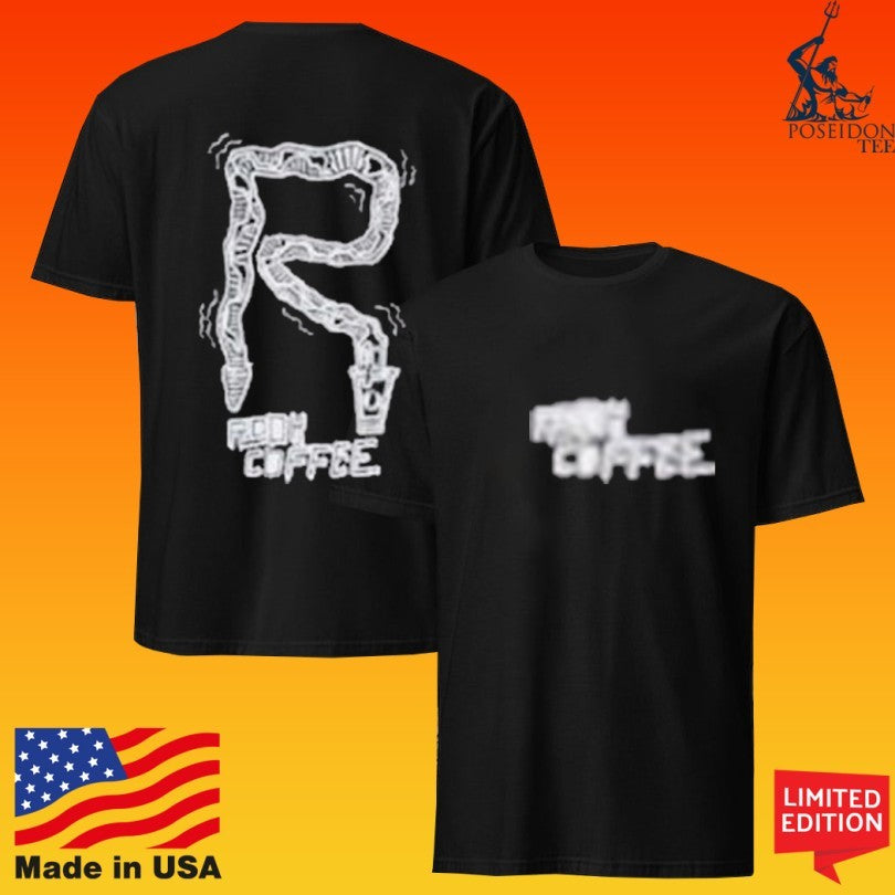 Rook Coffee Snake Letter T-shirt