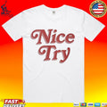 Rose Nice Try Burnout T-shirt