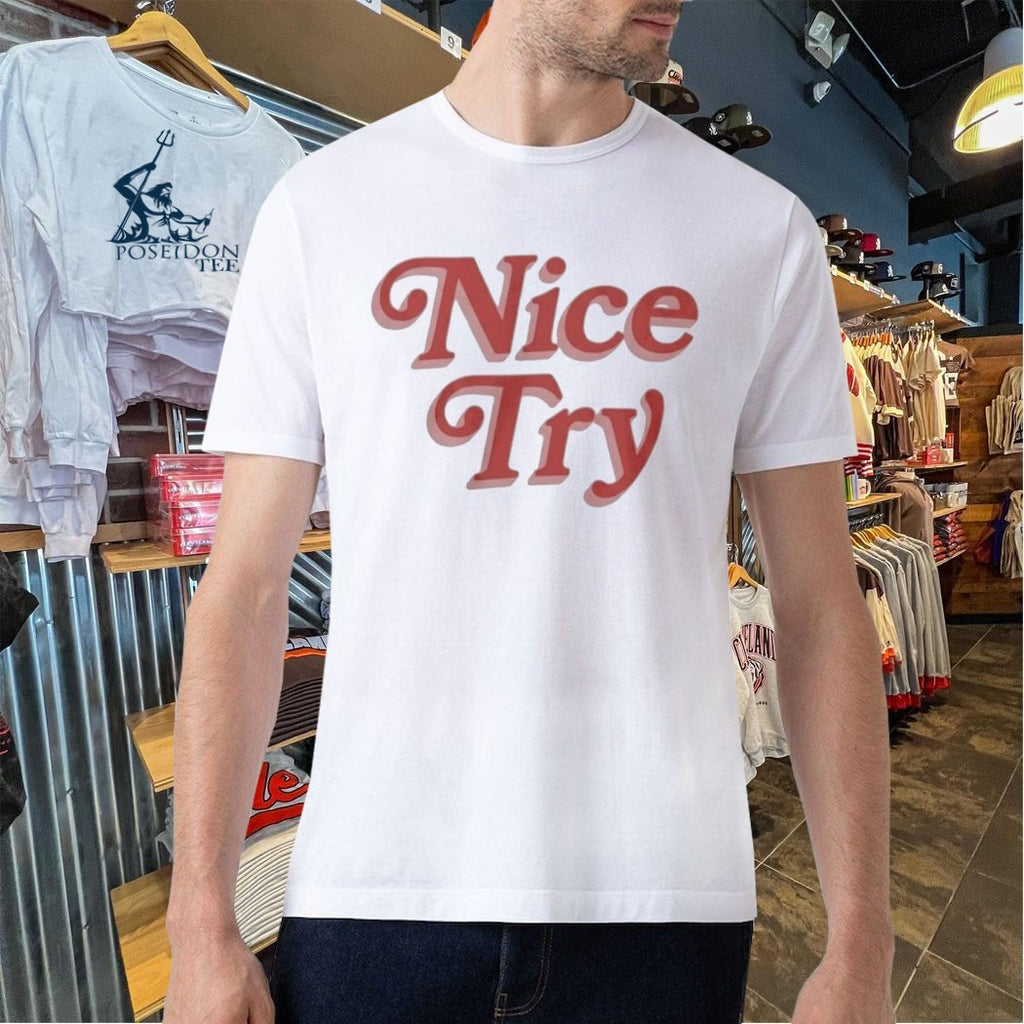 Rose Nice Try Burnout T-shirt