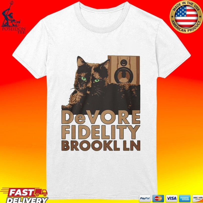 Roxy Memorial Silkscreened Devore Fidelity Brooklyn T-shirt