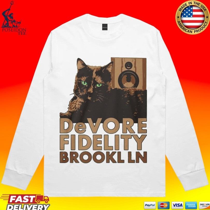 Roxy Memorial Silkscreened Devore Fidelity Brooklyn T-shirt