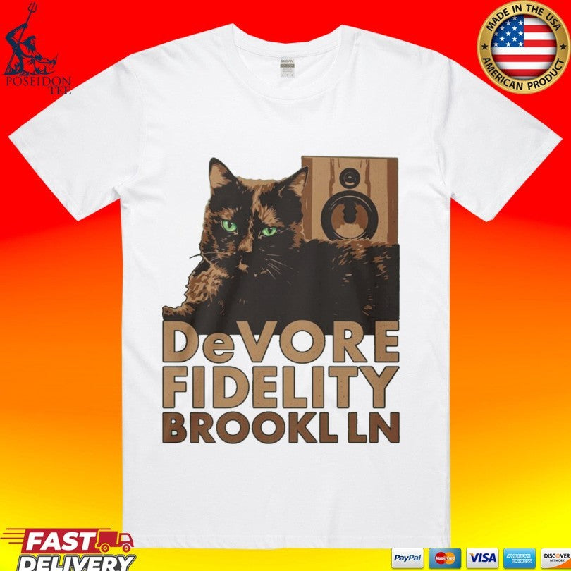 Roxy Memorial Silkscreened Devore Fidelity Brooklyn T-shirt