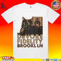 Roxy Memorial Silkscreened Devore Fidelity Brooklyn T-shirt