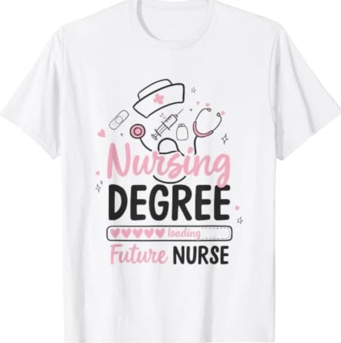 Medical Nurse Student Graduation, Nursing Degree Loading T-Shirt