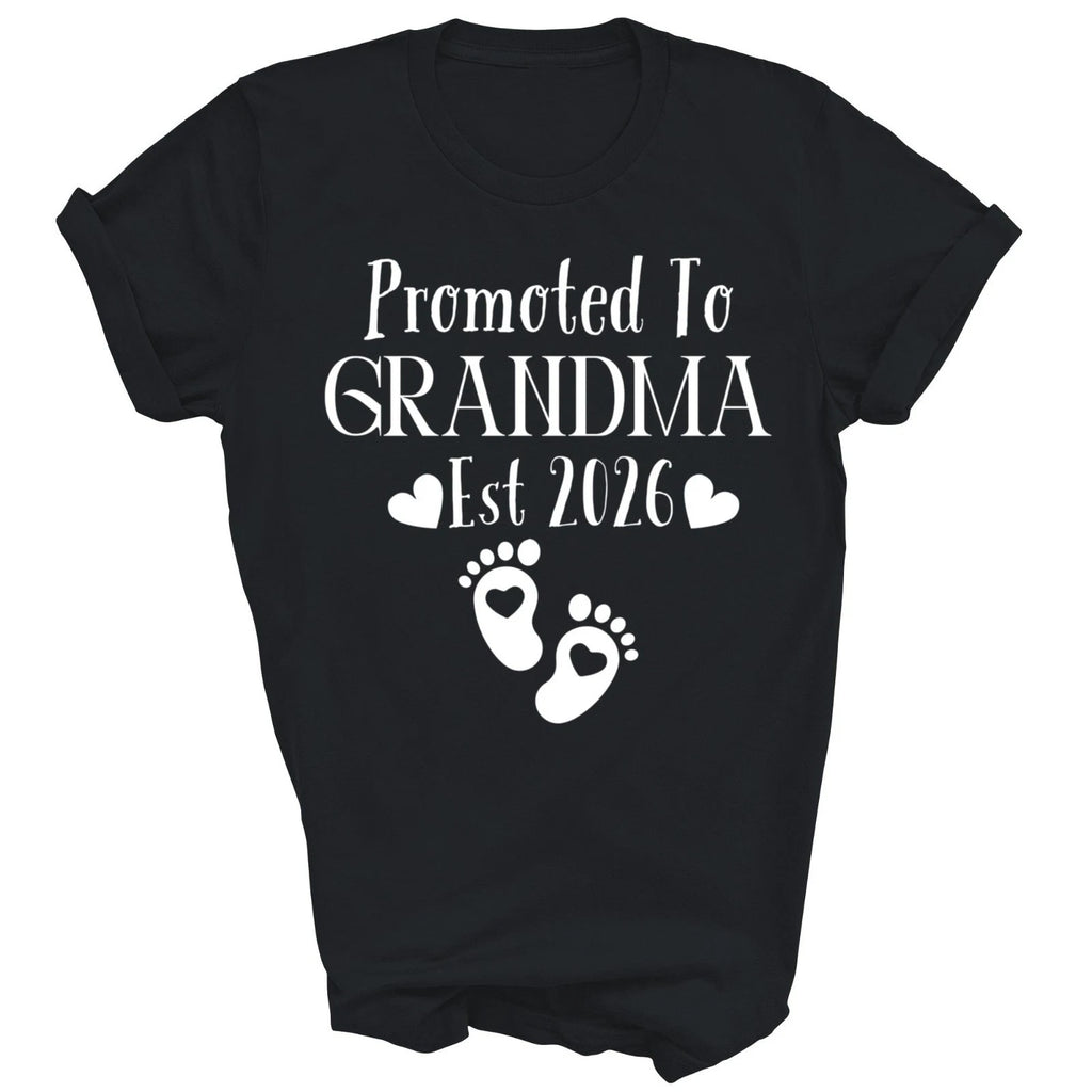 Promoted To Grandma Est 2026 Unisex Shirt Gift