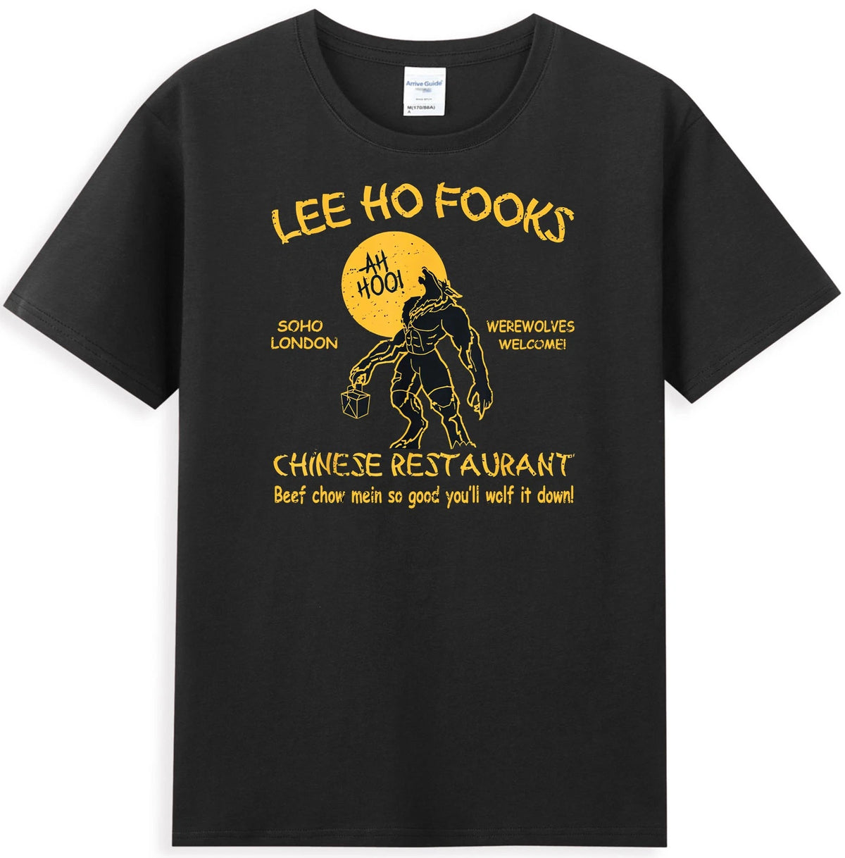 Lee Ho Fooks Chinese Restaurant Horror Wolf Graphic Men's T-Shirt