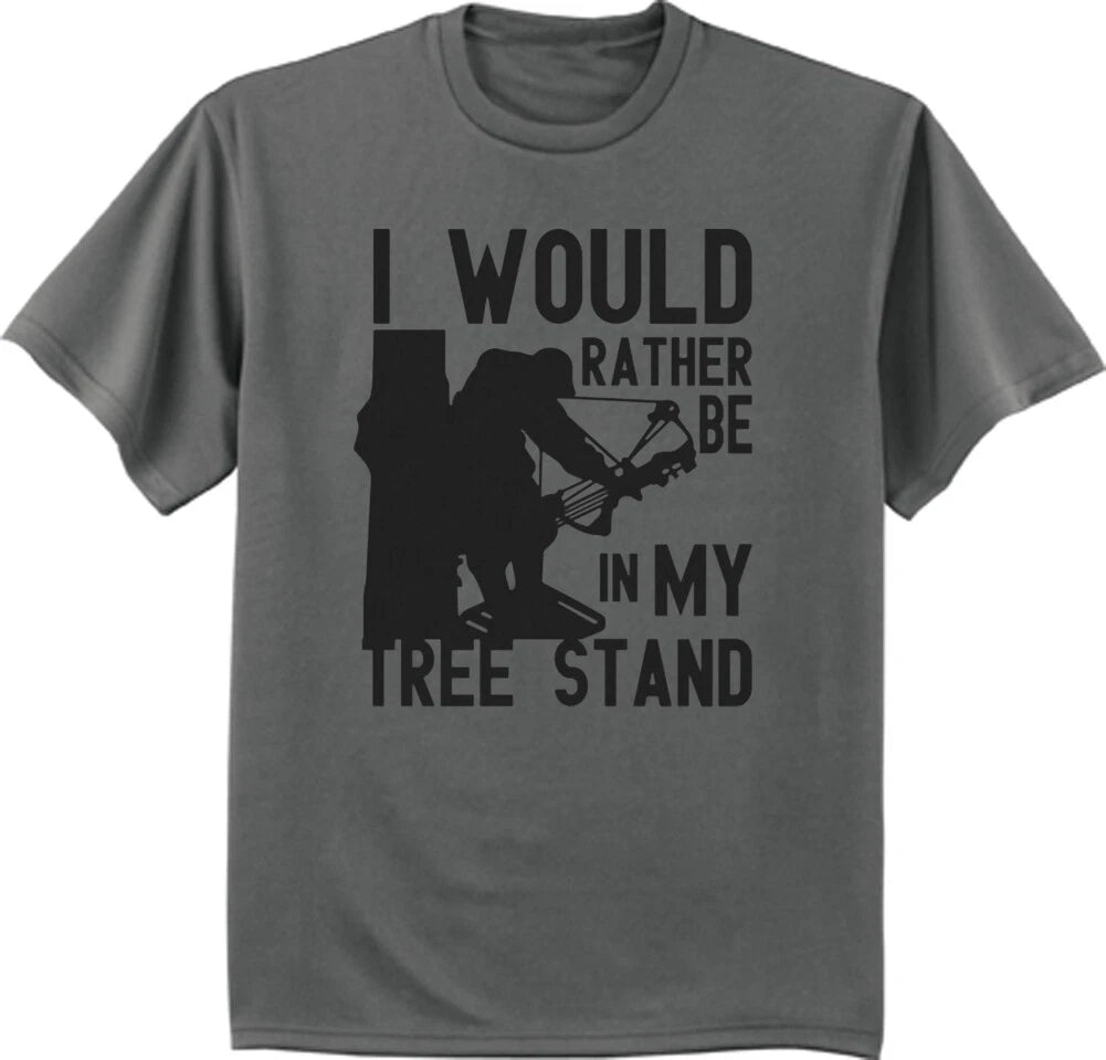 Bow Hunting T-shirt Mens Graphic Tee Deer Hunting Gear Gifts