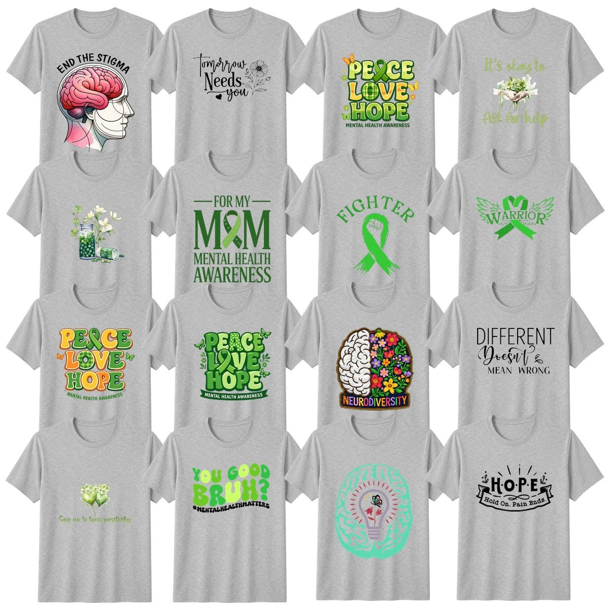 Boho Anxiety Humour Awareness T-Shirt Positivity Positive Vibes Gift