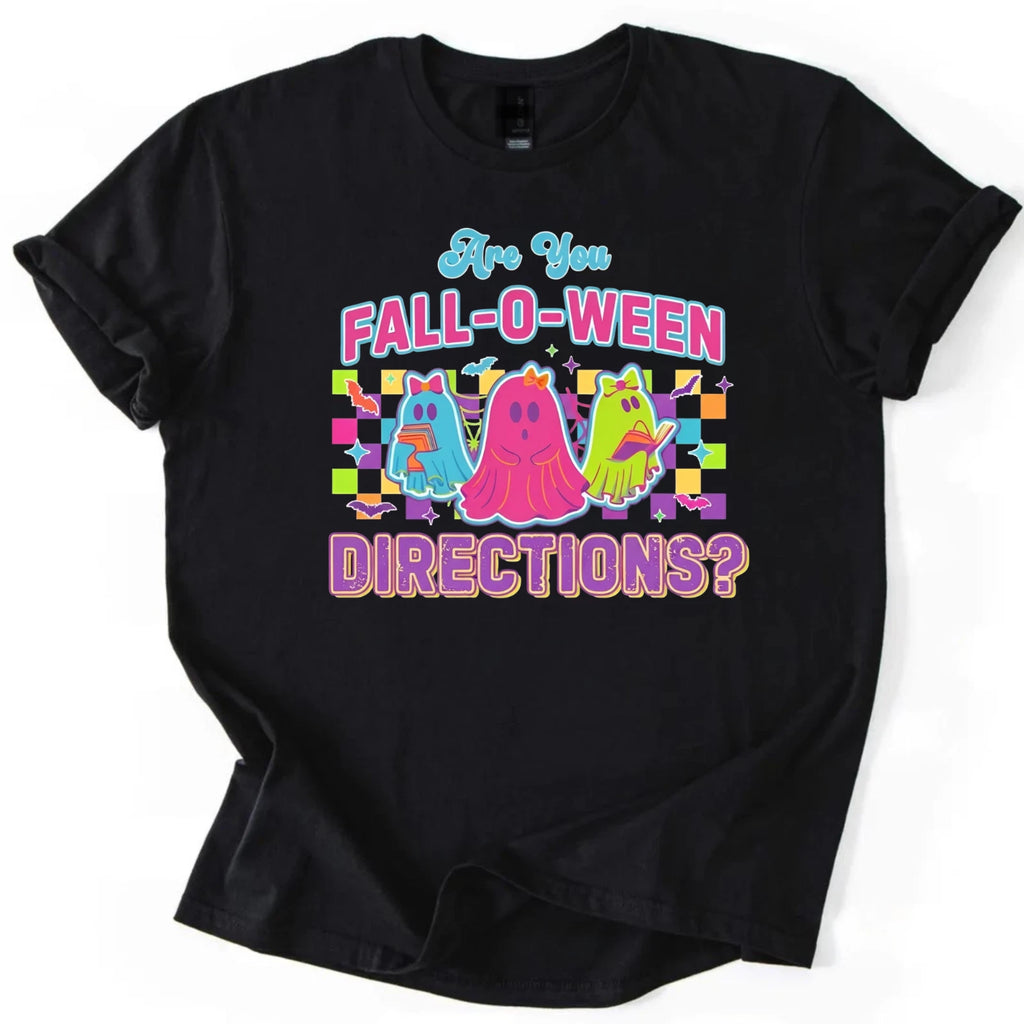 Are You Fall-O-Ween Directions Ghosts Teacher Halloween Unisex T-Shirt
