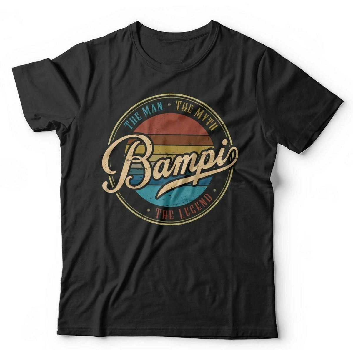 Bampi Tshirt Man Myth Legend - Grandad, Grandfather, Fathers Day, Welsh Gift