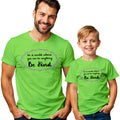 Mens And Kids Be Kind Mental Health Awareness T-Shirt Tee Anxiety Emotional #MHA