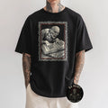 Vampire Reading Book Funny Gothic Horror Dark Academia Fan T-Shirt