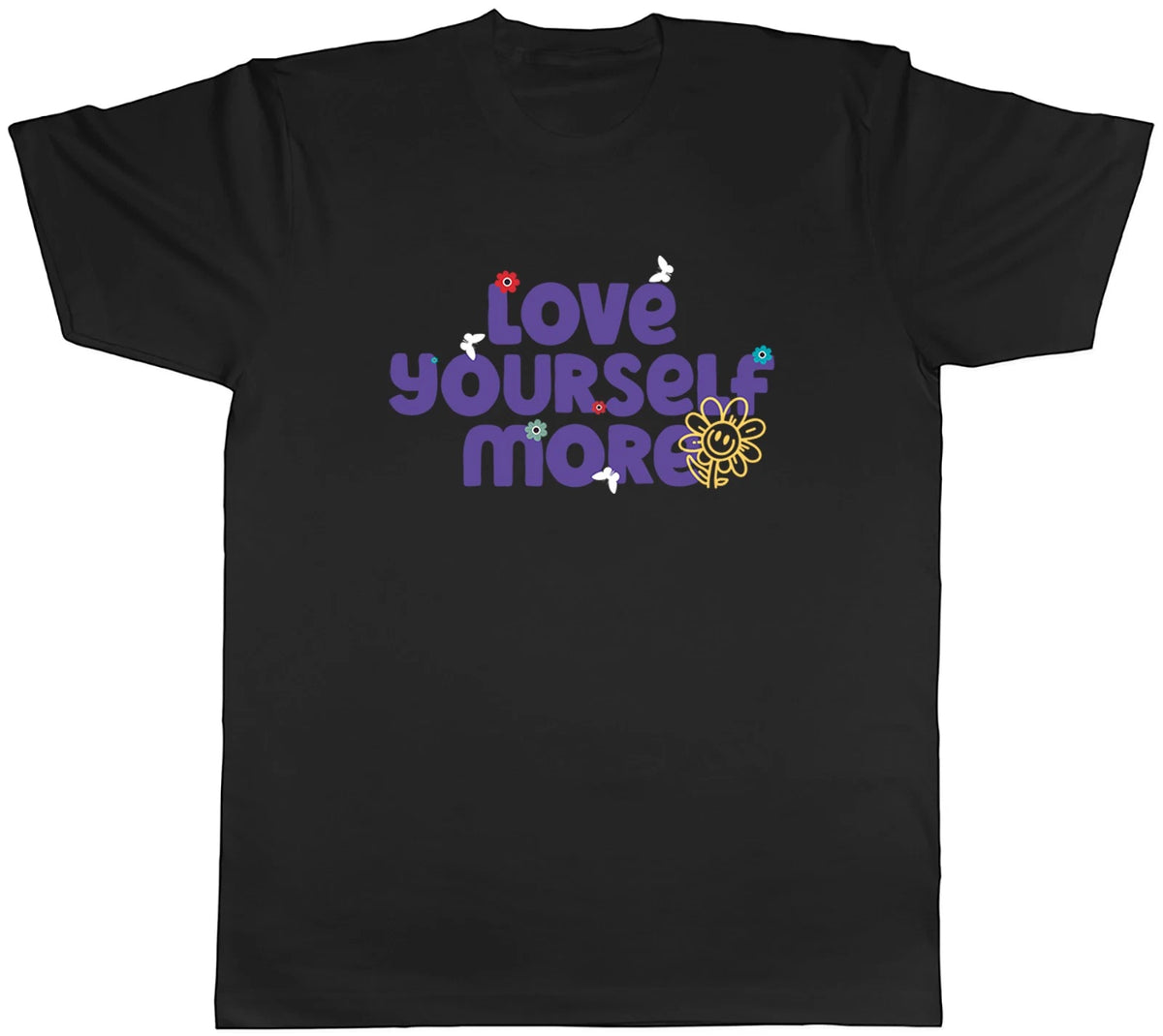Love Yourself More Self Care TLC Mindfulness Mens T-Shirt Tee Gift Top
