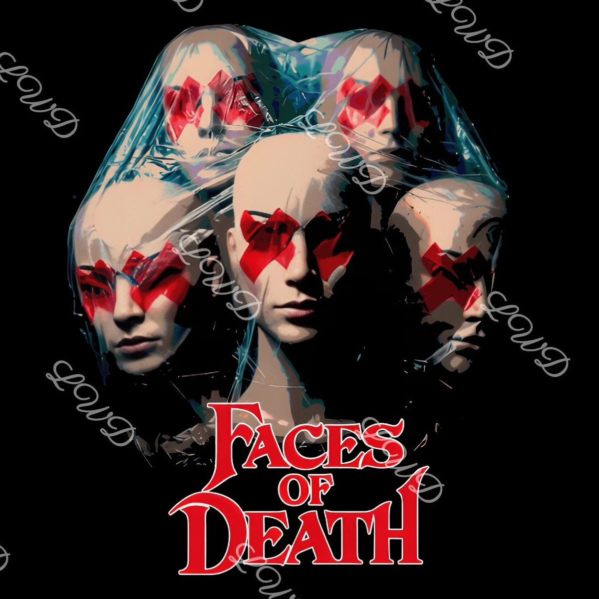 Faces of Death T-Shirt | Cult Horror Movie | Graphic Art Design