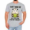 Funny Opossum Mens T-Shirt Dont Mind Me Stressing Over Anxiety Animal Lover Gift