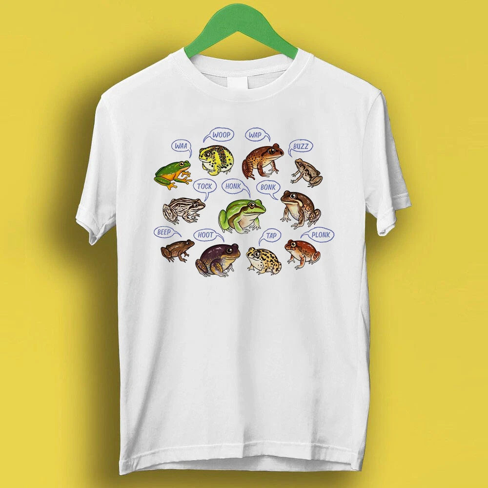 Frog Love Songs Art Animal Meme Gift Funny Vintage Unisex Cult Tee T Shirt P3503