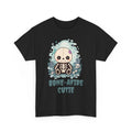 "BONE-AFIDE CUTIE"- Creepy Cute Skeleton Simple Halloween T-Shirt