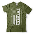 Mens Grandpa T-shirt Grandpa Patriotic Flag Tee USA Flag Shirt Grandpa Gifts