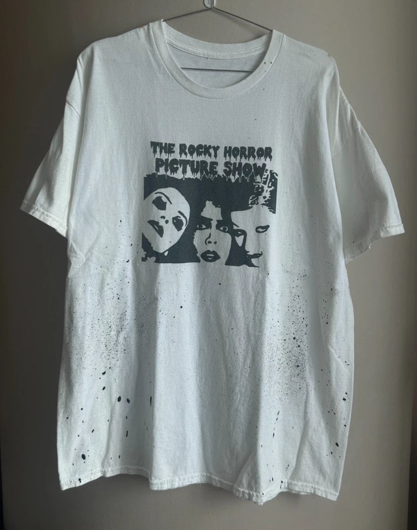 The Rocky Horror Picture Show Movie Shirt 00s Vintage Thrashed Fader