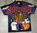 Scooby-Doo Halloween Haunted House AOP T-Shirt Tultex NWOT