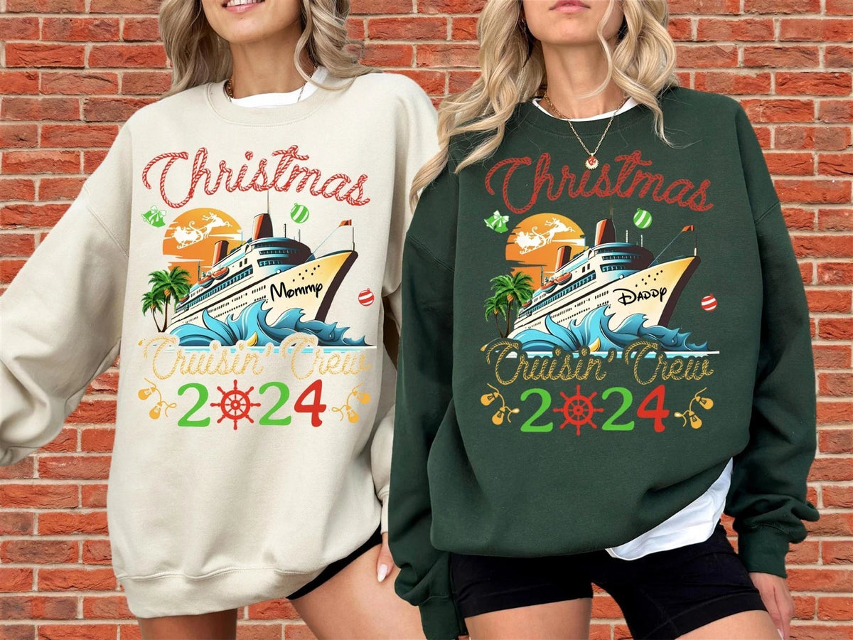 Christmas Family Cruise Christmas Unisex Custom Hoodie Tshirt Men Women N671