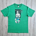 Vintage VOLCOM Skate Shirt L Grandma Patchwork Graphic Skateboard Punk Green