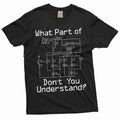 Men's Funny Electrician T-shirt electrical wiring diagram husband dad gift tee