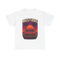 Retro Sunset Cruise Tee, Vintage Car Beach Vibes Shirt, Ford Mustang Lover Gift,