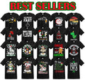 Christmas T-Shirt Novelty Funny Santa Reindeer Xmas Gift Tshirt Joke Rude Top