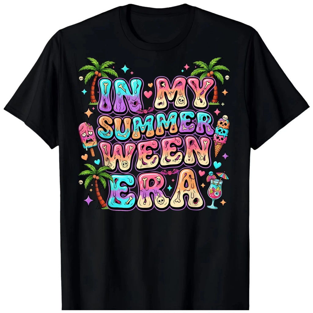 in My Summer Ween Era Spooky Summer Men BLACK T-Shirt 0909