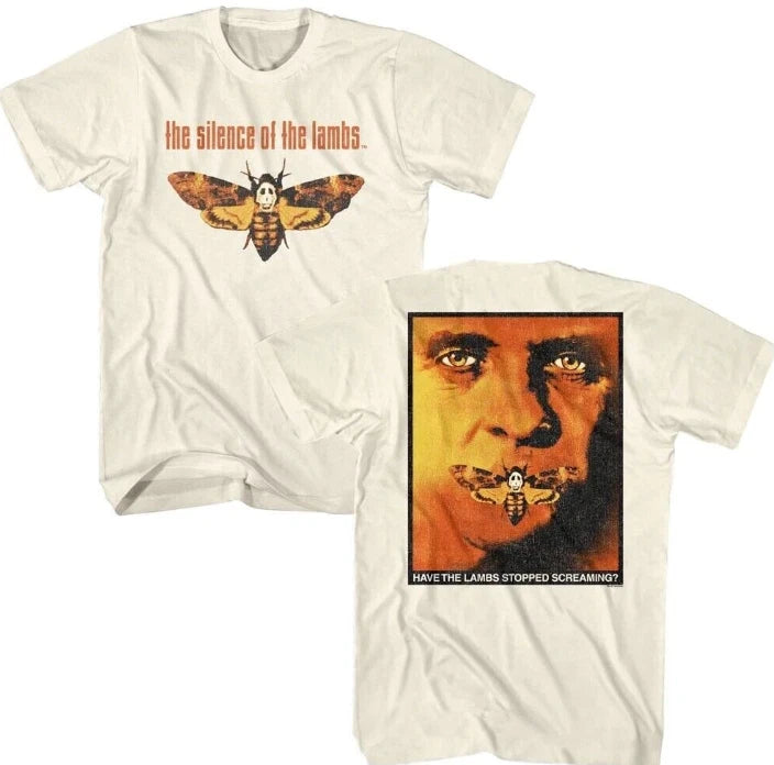 Silence of the Lambs Screaming Moth Men's T Shirt