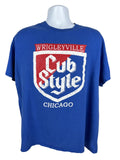 Wrigleyville Cub Style Chicago Blue T-Shirt XL Chicago Tailgate Party