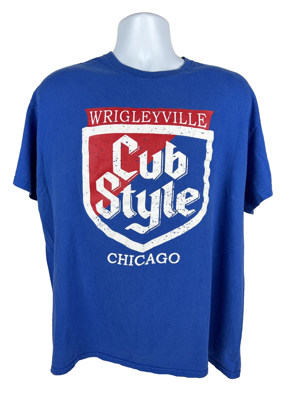 Wrigleyville Cub Style Chicago Blue T-Shirt XL Chicago Tailgate Party