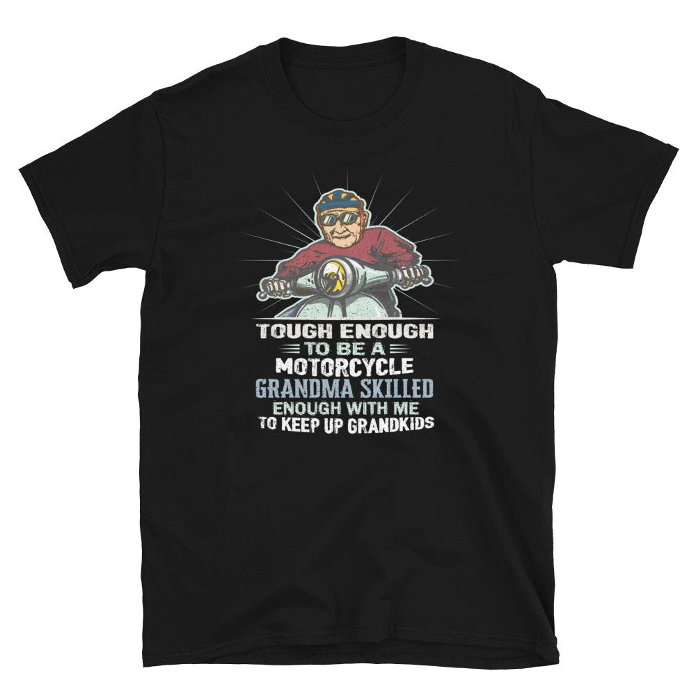 Chopper Cruiser Motorbike  Grandma Biker T-Shirt