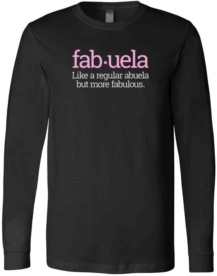 Fabuela Fabulous Abuela Spanish Funny Grandma Gift Idea New Trendy T-Shirt