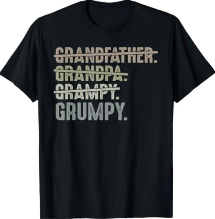 Grumpy Shirts for Men Grandfather Grandpa Grampy Grumpy T-Shirt