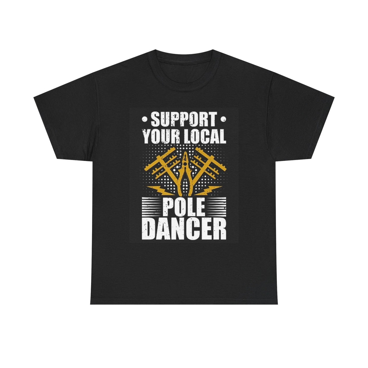 Support Your Lineman T Shirt BRAND NEW Apparel Unisex Heavy Cotton Tee