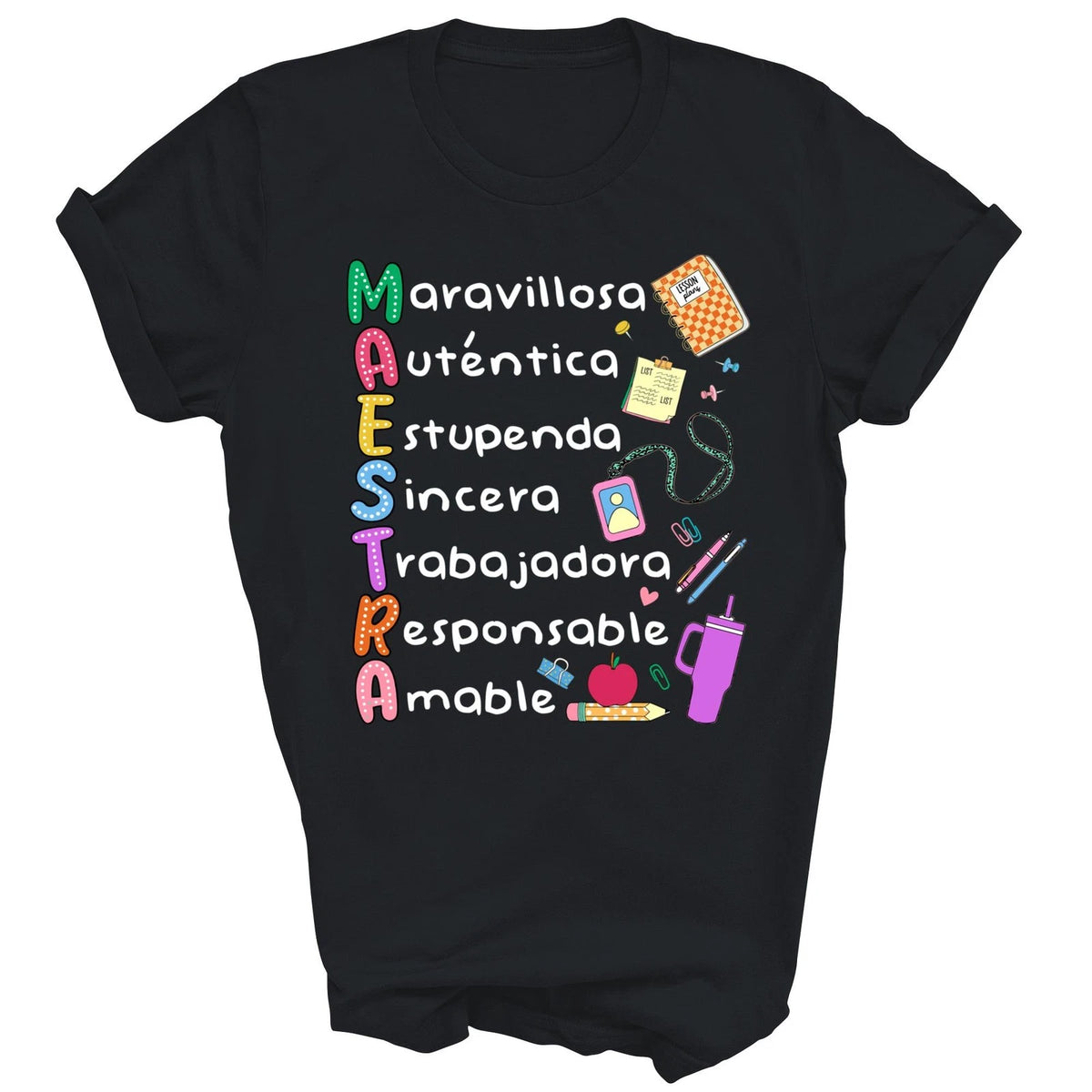 Maestra Spanish Teacher Bilingual Teacher De Espanol Shirt