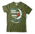 I Love My Granddaughter To The Moon And Back Shirt Grandpa Grandma Shirts