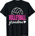 Cool Volleyball Design for Grandma Women Volleyball Player T-Shirt
