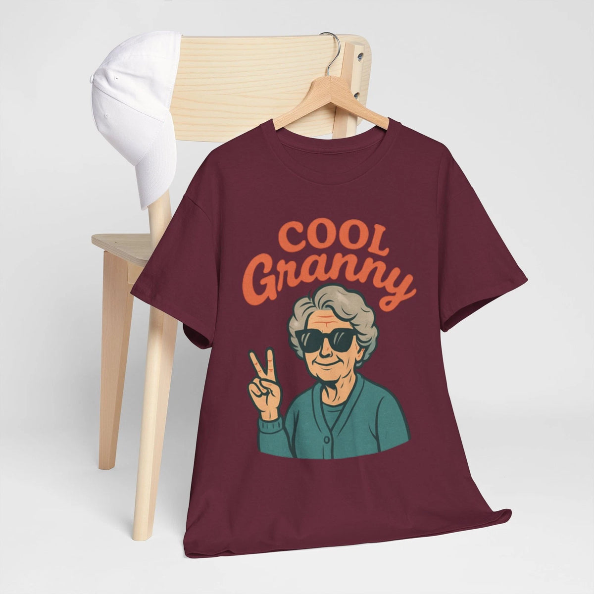 Cool Granny T-Shirt | Retro Grandma Graphic Tee for cool grandmas and nanas