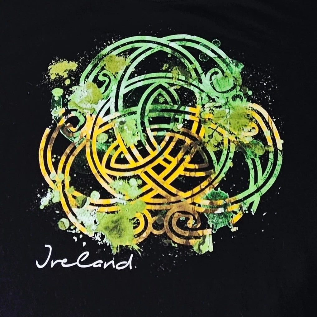 Celtic Trinity Knot Graphic Ireland T-Shirt XL Streetwear Gorpcore Irish Pride
