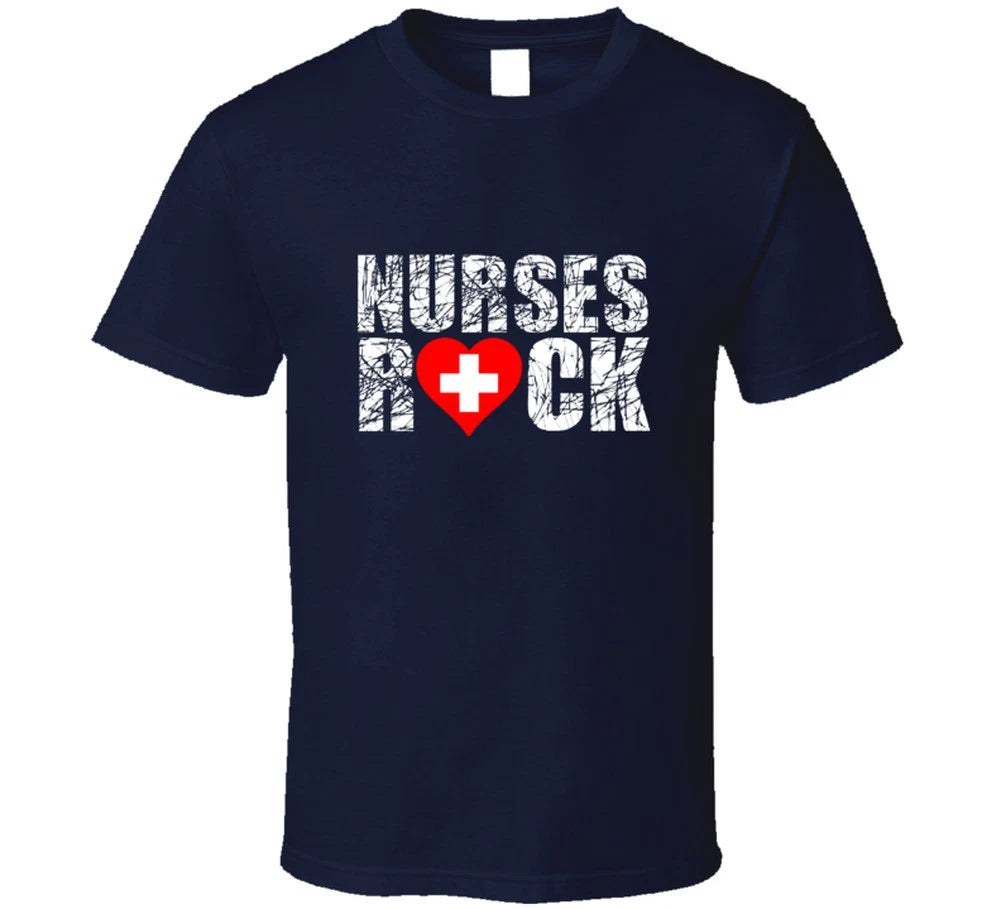 "Nurses Rock" Funny T-shirt For Nurses