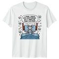 I Think I Should Stop T-Shirt Overthinking Skeleton Humor Gift