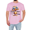Funny Cartoon Bird Mens T-Shirt If Overthinking Burned Calories Dead Gift
