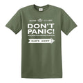 Don't Panic Dads Army T-Shirt  Home Guard Tribute Cosplay Mens Gift Tshirt Tee