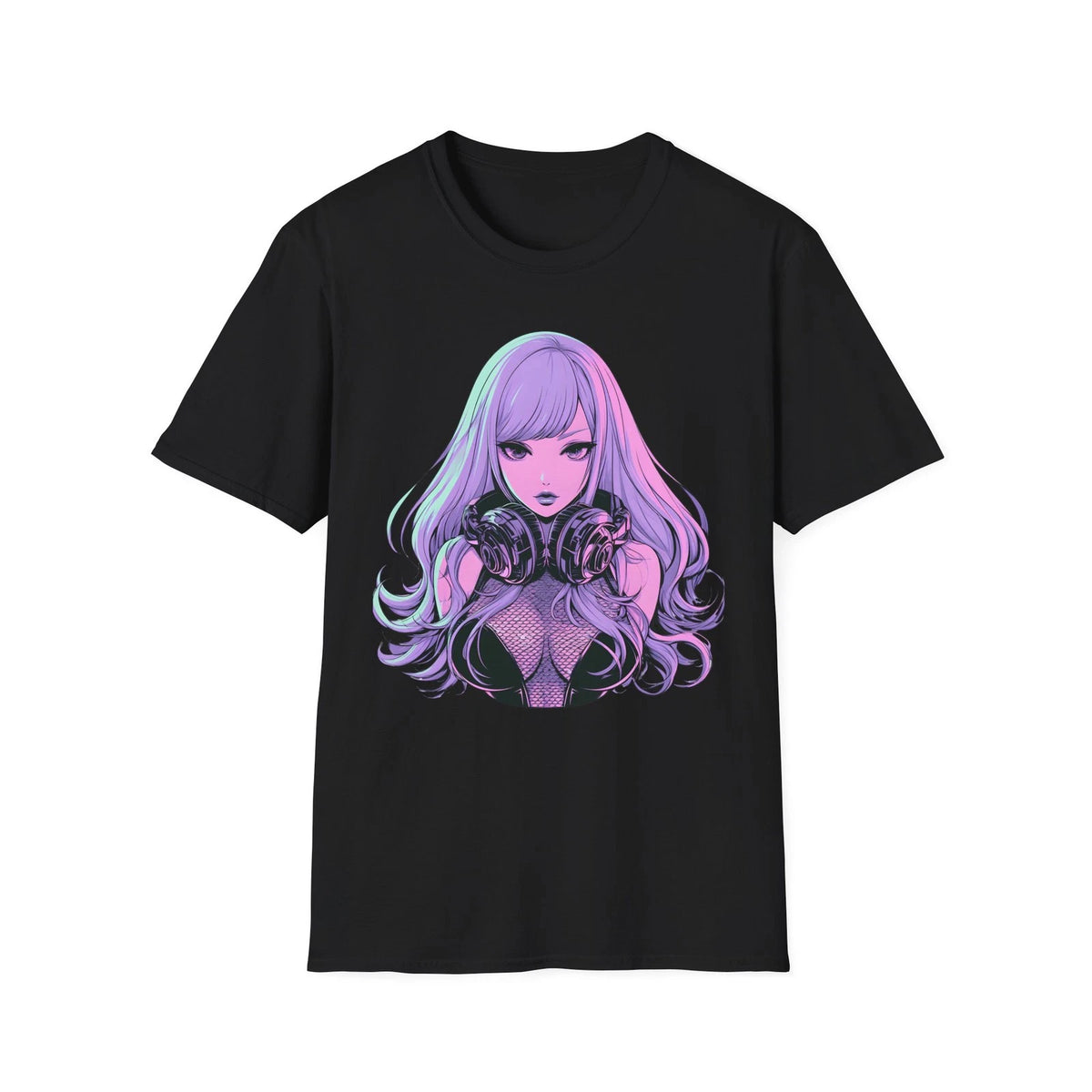 Cyberpunk girl, gothic girl tee,  shirt, streetwear shirt gamer girl t-shirt
