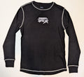 Empyre Y2K Star Thermal Black Long Sleeve T-Shirt Men's Medium